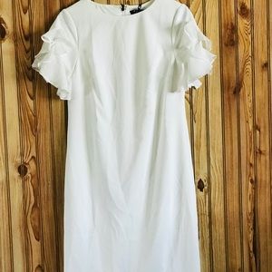 White Donna Karen Dress